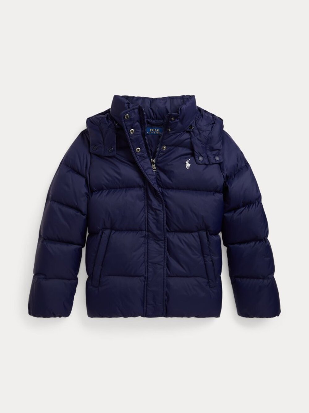 Polo Ralph Lauren Hooded Down Jacket NAVY Size Large